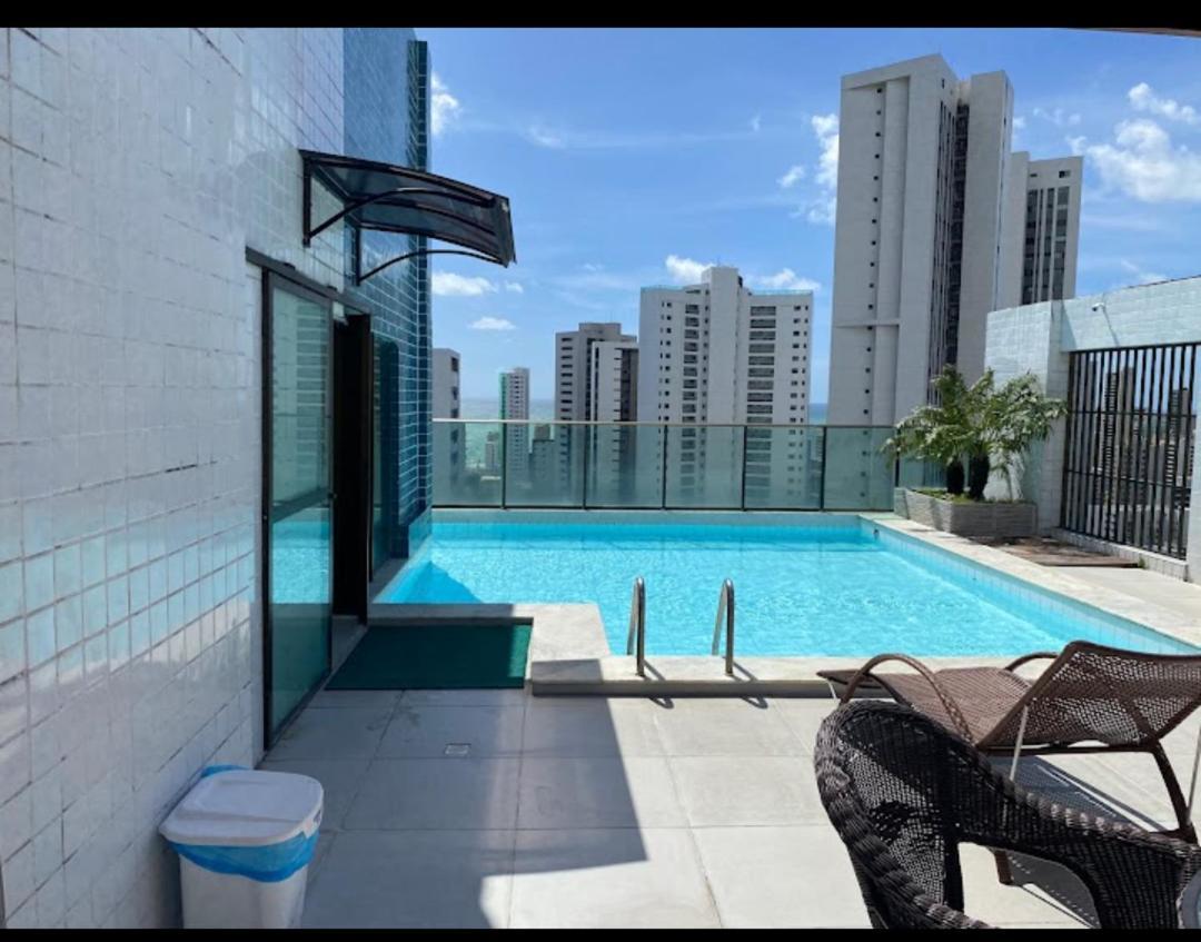 Apartamento Flat De 1Q - Boa Viagem - Recifeアパートメント エクステリア 写真